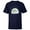 Navy, variant on Star Wars Grogu Tap Mandalorian Starfighter - Short Sleeve T-Shirt for Kids - Customized-White