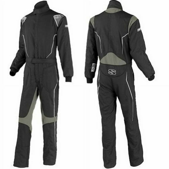 Simpson HXY2121 Helix Series Racing Black/Gray Youth Small Size SFI.5 Rating
