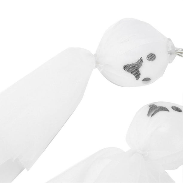 Skeleton Lights Mini Portable Battery Powered Energy Saving LED Lights Halloween Skull LightsCloth Ghost