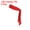 Bright Red, variant on Head Ties Headbands, 6 Pcs Ninja Karate Headband Adjustable Sports Tie for Men Women Running Tennis Yoga, Orange