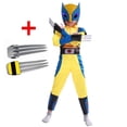 thumbnail image 3 of 4-12Y Niño Niños Wolverines Cosplay Disfraz Superhéroe Hulk Thor Capitán ironman venom Halloween/Carnival Fiesta Vestido De Lujo, 3 of 4