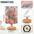 thumbnail image 3 of Flamingoes Flowers Floral Leaves Light Table Lamp USB Bedside Desk Nightstand Lamp Printed Gifts Small Lamp Wood Base for Bedroom Living Room Kids Room College Dorm, 3 of 7