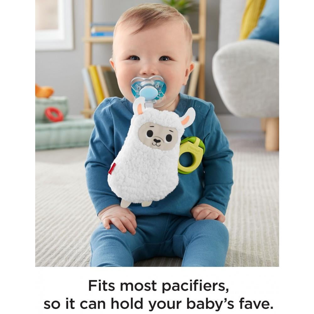 Fisher-Price Clipimals Universal Pacifier Holder, Llama