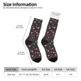 thumbnail image 2 of Rateoe Valentine'S Day for Women Casual Calf Socks - Cute Crew Socks - Thin Soft Above Ankle Socks Size 5-11, 2 of 6