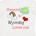 thumbnail image 4 of Inktastic Someone in Wyoming Loves Me Boys or Girls Toddler T-Shirt, 4 of 5