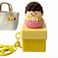 thumbnail image 5 of RHEA- Cartoon Buddha Clicky Keyboard Keychain With Lights Great Stress Relief Toy, 5 of 6
