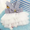 thumbnail image 3 of Robe pour Chien, Robe Princesse à Rayures Verticales Blanches m., 3 of 5