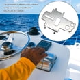 thumbnail image 4 of Greeniant Llave de placa de llenado de cubierta, 2 piezas, barco de acero inoxidable, tapas de llenado de residuos de agua y combustible Deportes acuáticos, 4 of 6
