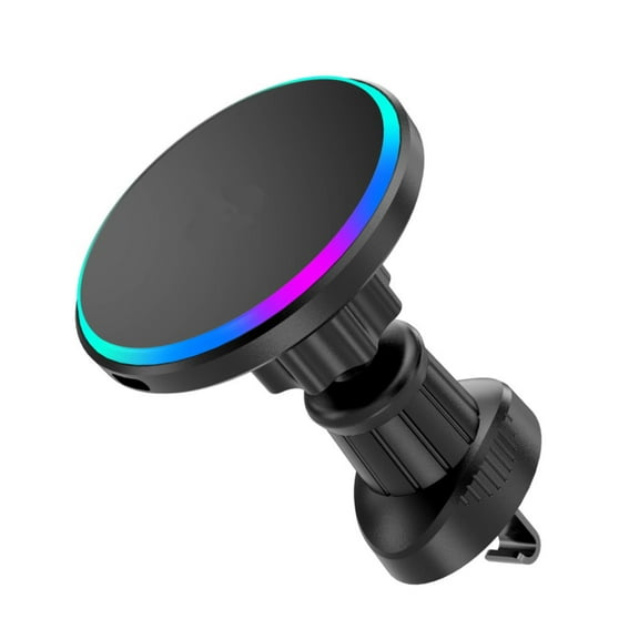 Magnetic Wireless Car Vent Charging Mount – Fast Charging, Strong Hold, Compatible with Magnetic-Enabled Devices