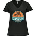 thumbnail image 3 of Inktastic Cancun Mexico Vacation Trip Women's Plus Size V-Neck T-Shirt, 3 of 5