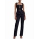 thumbnail image 1 of Conjunto de Dos Piezas de Mezclilla: Chaleco Abotonado y Jeans Rectos Traje Informal de Negocios Traje de Pantalón Elegante Negro M, 1 of 9
