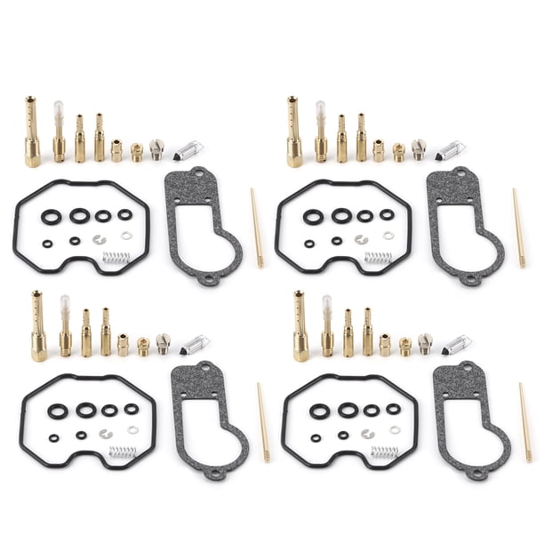 Kit de reparación de carburador, 4 juegos de reconstrucción de carburador de motocicleta, kit de reconstrucción de carburador, fijación de carburador para Honda optimizado para la excelencia