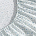 thumbnail image 3 of Laura Ashley - Sheet Set, Breathable Percale Cotton Bedding, 200 Thread Count, Deep Pocket, Chic Home Decor (Kate Blue, Queen), 3 of 5