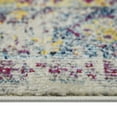 thumbnail image 4 of HomeRoots 531533 9 x 12 ft. Gray Floral Power Loom Rectangle Area Rug, 4 of 5