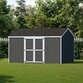 thumbnail image 2 of Little Cottage Co. 10x14 Value Gable Shed with Side Entry and Floor, Outdoor Wood Storage Do-It-Yourself Kit, 2 of 13