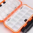 thumbnail image 4 of Caja de aparejos de almacenamiento de pesca Greeniant accesorios de anzuelo de doble cara Naranja, 4 of 6
