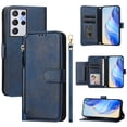thumbnail image 3 of Funda para Samsung Galaxy S21 Ultra 5G Cartera de Mano con Cremallera y Correa Cruzada Desmontable, 3 of 5
