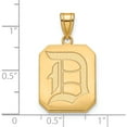 thumbnail image 2 of 14K Yellow Gold 14Ky Logoart Duquesne University Large Pendant (24 X 17) Made In United States 4y006duu, 2 of 5