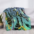 thumbnail image 3 of Uemuo Beautiful Dreamcatcher Printed Throw Blanket for Couch, Fluffy Fuzzy Blankets for Bed, Sofa, Cozy Flannel Faux Fur Blanket-50"x40", 3 of 6