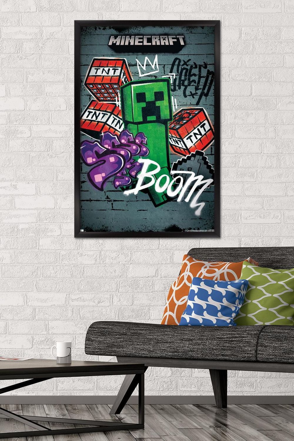 Minecraft - Creeper Do Not Enter Wall Poster, 22.375" x 34"
