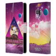 thumbnail image 1 of Head Case Designs Officially Licensed Peanuts Snoopy Space Cowboy Nebula Triangle Leather Book Wallet Case Cover Compatible with Samsung Samsung Galaxy S9, 1 of 6