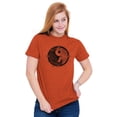thumbnail image 4 of Floral Yin Yang Symbolic Spiritual Women's Plus Size Graphic Tee Brisco Brands 4X, 4 of 4