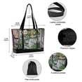 thumbnail image 2 of FORMRS Canvas Laptop Tote Bag for Women with 15.6" Computer Compartments Shoulder Handbag, Window Plants, 2 of 7
