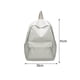 thumbnail image 1 of Mochila de nailon de estilo Preppy para mujer, bolso escolar informal de Color sólido, grande, para viaje de adolescentes Fivean unisex, 1 of 2