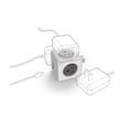 thumbnail image 2 of PowerCube Original USB, 4 sockets, Surge Gray, 2 of 3