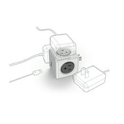 PowerCube Original USB, 4 sockets, Surge Gray