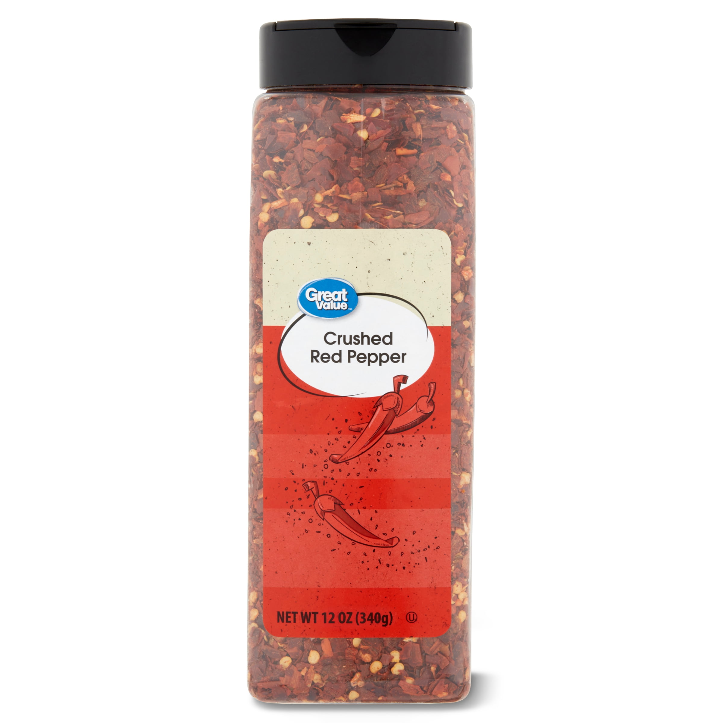 Great Value Crushed Red Pepper, 12 oz