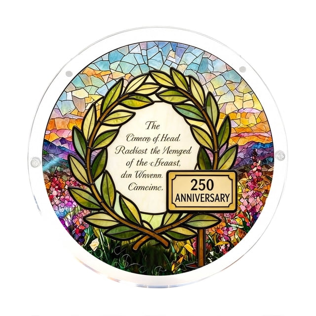Outdor Acrylic Puzzles Window Hanging 7.4 Inch Acrylic Puzzles Garden For Mom Birthday Home