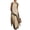 Khaki, variant on Women's 2 Piece Outfits Hooded Sleeveless Tunic Top And Wide Leg Pants Set Color Block Trim Linen Blend Irregular Hem Sets With Pockets For Summer Vacation Daily Wear S Khaki