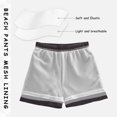 thumbnail image 3 of FORMRS Boys Swim Trunks Quick Dry Mesh Liner Boardshorts Sizes XS-XL, Black Astronaut Space, 3 of 7