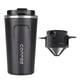 thumbnail image 2 of Taza térmica de acero inoxidable, termo para el hogar, la oficina, viajes, coche, té, agua, café y otras bebidas. Ideal para actividades al aire libre y camping. 510ml 16x9cm, 2 of 8