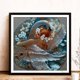 thumbnail image 5 of Cuadros Decorativos Taladro de punto cuadro decorativo artesanal 5D Swan Girl pintura de diamante completo Ndcxsfigh Nuevos Originales, 5 of 8