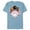 Ocean Blue, variant on Marvel Studios The Marvels Carol Monica Kamala Power Icon - Short Sleeve Blended T-Shirt for Adults - Customized-Yellow