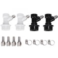 thumbnail image 1 of Zootealy 4 pcs Ball Lock Threaded Barrel Accessories Beer Keg Disconnect Set with Swivel Nuts, Plastic Connector Ball Lock Connector, 1 of 1
