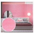 thumbnail image 2 of Panel Decorativo 3D JAUZ Paquete de 10 Piezas de 70x77 cm Color Rosa Modelo Ladrillo JAUZ Ladrillo, 2 of 2