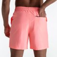 thumbnail image 5 of RYDCOT Men's Solid Color Surfing Pants Quick-Drying Sport Shorts Loose Beach Short Pants Summer Fashion Outdoor Fitness Basketball Shorts Pink, 5 of 6