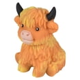 thumbnail image 2 of Roiihwy High Land Cow Squish Toys, Slow Rebound Squeeze Stress Balls, Yellow, 3.15", Stress Relief Sensory Toys(Foam), 2 of 5