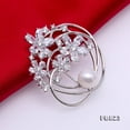 thumbnail image 6 of JYX Pearl Brooch White Freshwater Pearl Brooch 9.5mm Party, 6 of 6