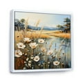thumbnail image 2 of Designart "Meadow Timeless Beauty painting" Landscapes Floater Framed Wall Decor, 2 of 7