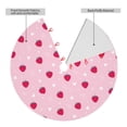 thumbnail image 2 of Yiaed Strawberry And Heart Print Christmas Tree Skirt , Tree SkirtsTree Mat for Christmas Winter Holiday Indoor Decorations-48", 2 of 7