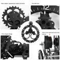 thumbnail image 1 of D Modern Large Rotary Clock,3D Modern Large Wall Calendar Wheel Clock Mechanical Calendar Wall Art Rotary Clock Maximized Efficiency, 1 of 7