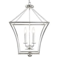 thumbnail image 4 of Crystorama Lighting 516-SA Broche - 4 Light Lantern   Antique Silver Finish, 4 of 7