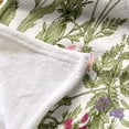thumbnail image 6 of Floral Throw Blanket Vintage Herbs Blanket Colorful Wild Flowers Printed Flannel Fleece Blanket Soft Lightweight Plush Blanket for Bed Sofa Chair Office (Throw(50"x60"), Floral), 6 of 6