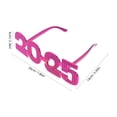 thumbnail image 2 of OULII 2025 New Year Party Eyeglasses Rosy Color Light Decorative Party Accessory, 2 of 8