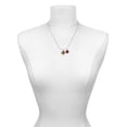 thumbnail image 3 of Delight Jewelry Two-tone 3-D Textured Spider with Legs Red Lucky Ladybug Necklace and Dangle Earrings Set, 3 of 6