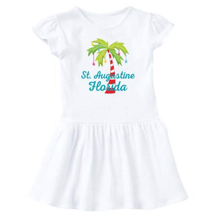 

Inktastic St. Augustine Florida Christmas Vacation Gift Baby Girl Dress